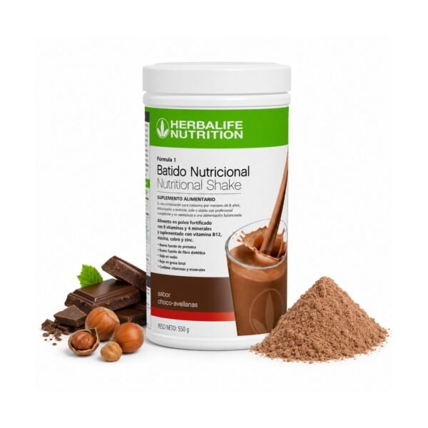 Batido Fórmula 1 Herbalife sabor Choco Avellanas