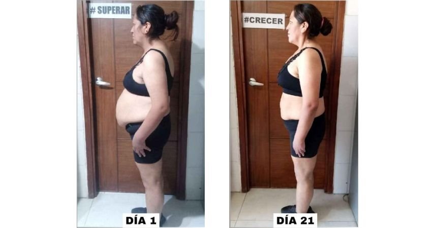 Antes y después plan Herbalife Chile 5