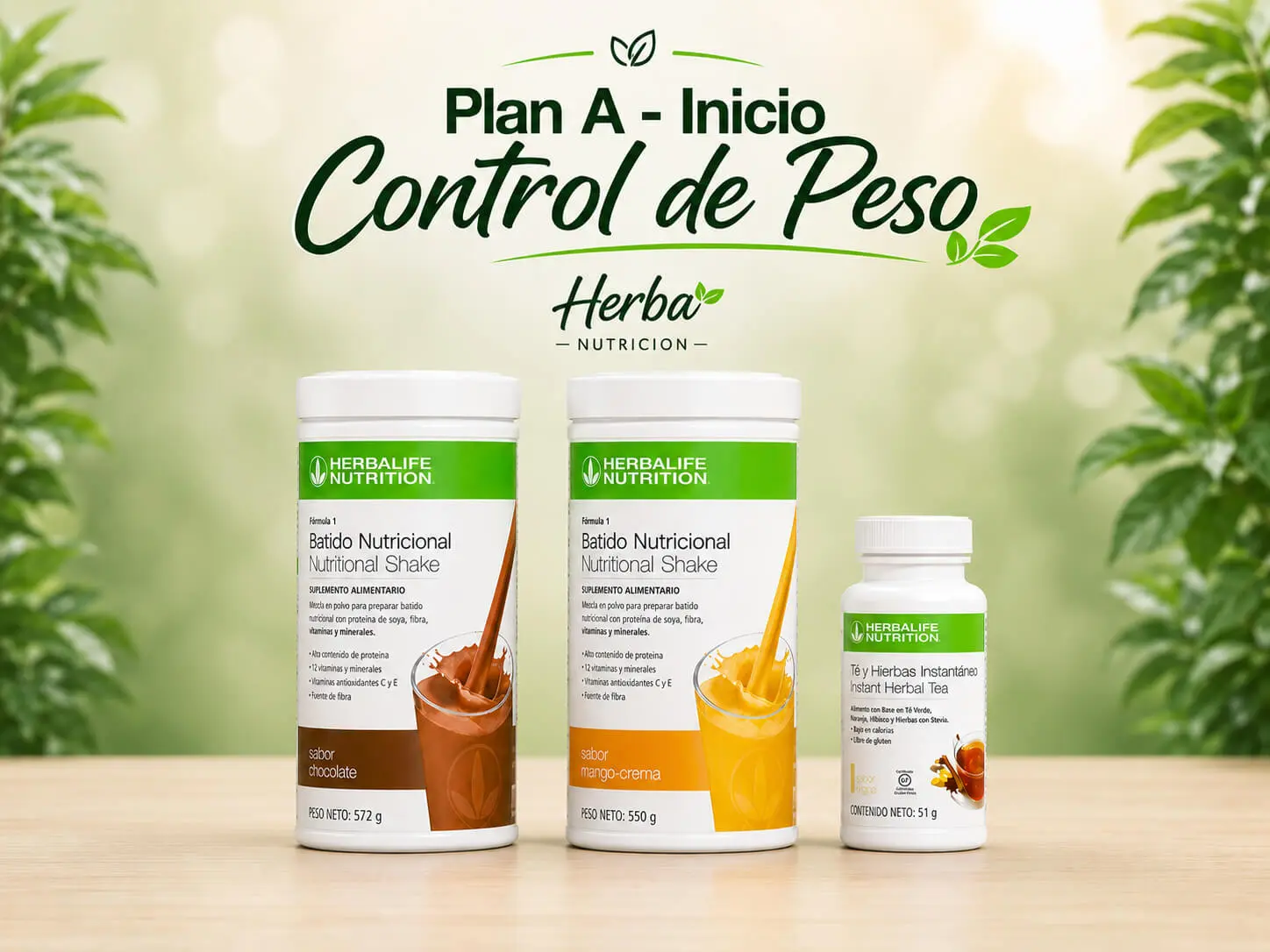 Pack Inicio Herbalife Control de Peso Chile