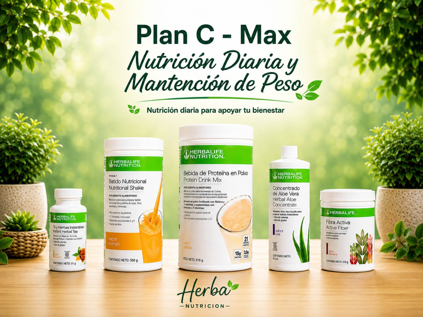 Plan C Max Nutrición Diaria Herbalife Chile