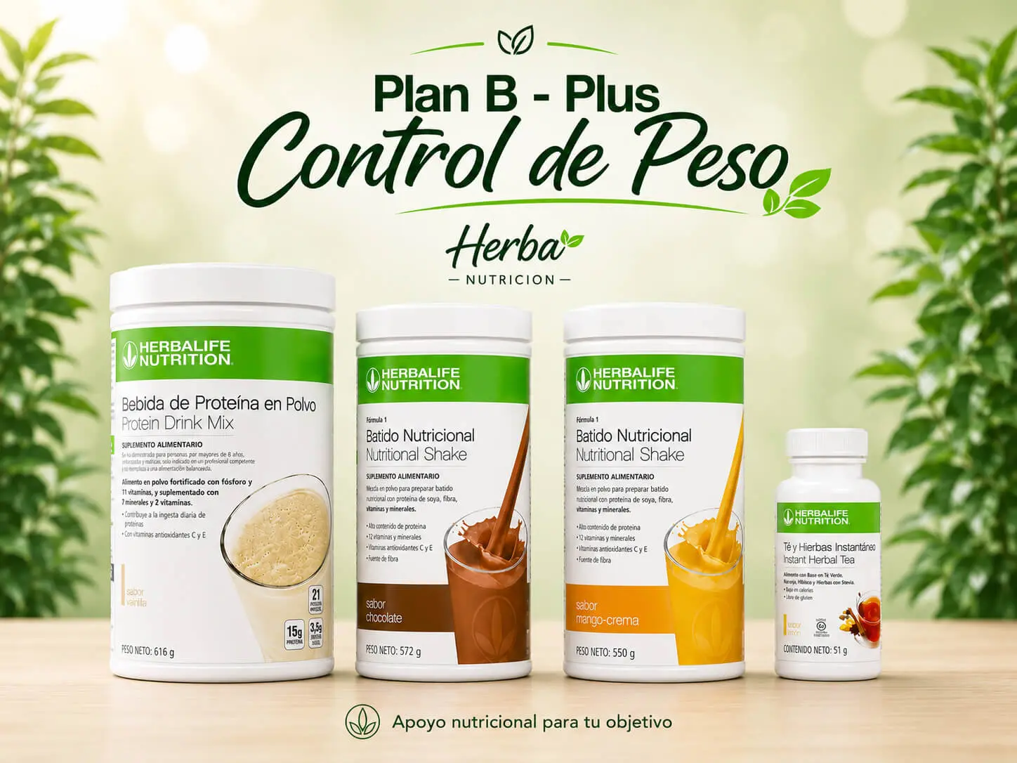 Pack Plus Herbalife Control de Peso Chile