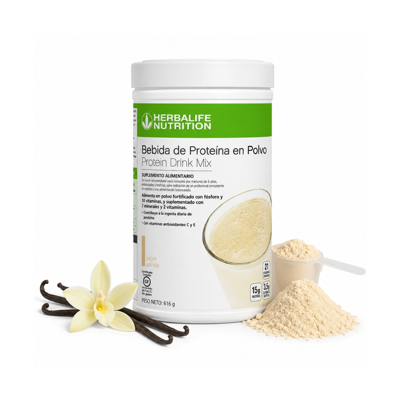 Proteína PDM Herbalife sabor Vainilla en polvo