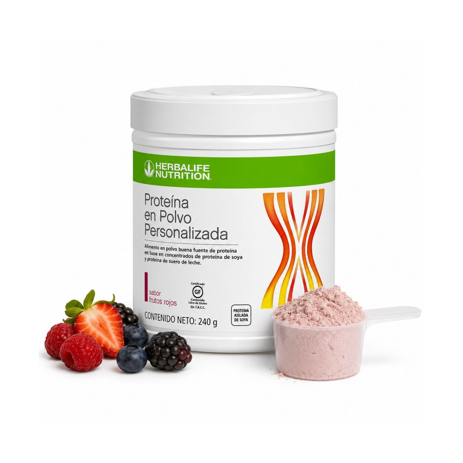Proteína Personalizada PPP Herbalife sabor Frutos Rojos en polvo
