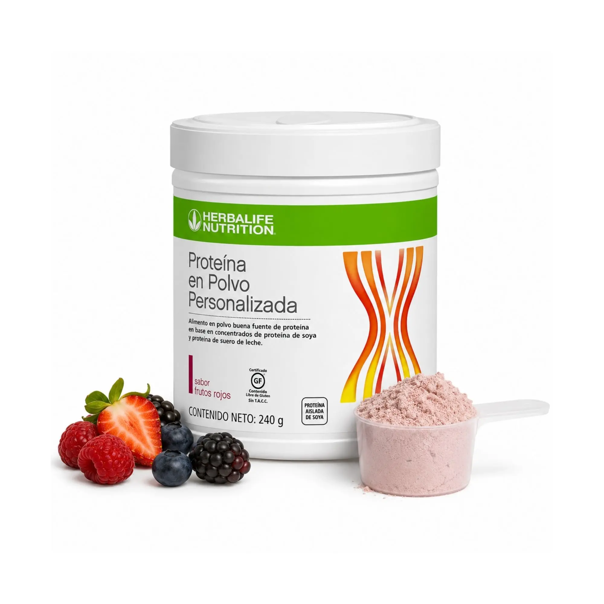 Proteína Personalizada PPP Herbalife sabor Frutos Rojos en polvo