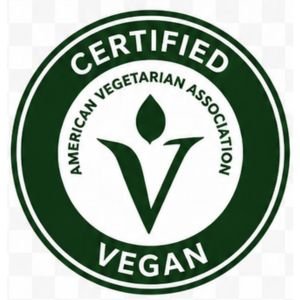 Sello Certificado Vegano American Vegetarian Association