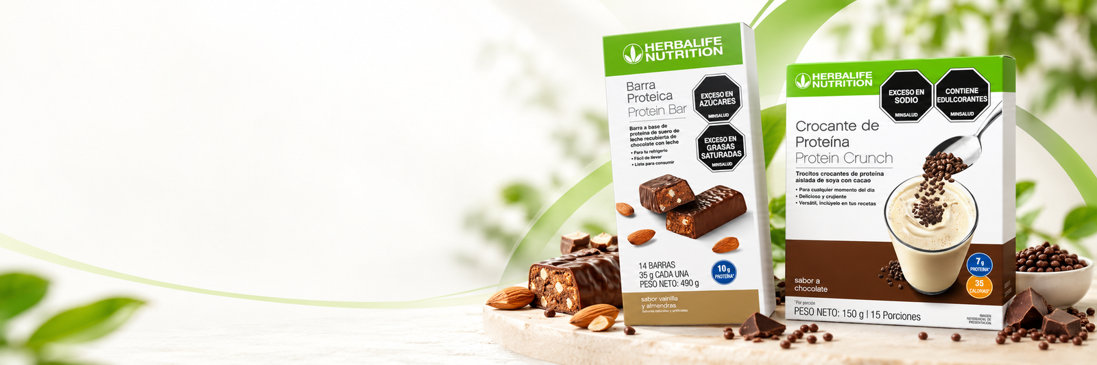 Snacks con proteína Herbalife